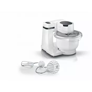 Virtuves kombains Bosch Serie 2 MUMS2AW00 — 700 W, 3,8 L bļoda, 4 ātrumi, balts