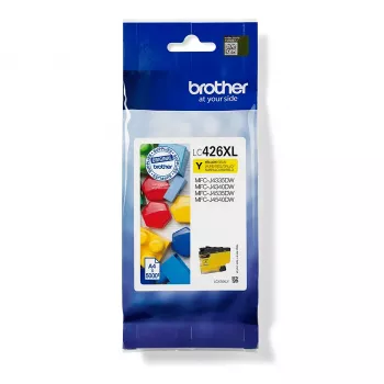 Brother LC-426XLY oriģinālā dzeltenā tintes kasetne (XL, High Yield)