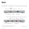 CLUB3D sertificēts Thunderbolt™4 portatīvais 5-in-1 centrmezgls ar Smart Power