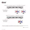 CLUB3D sertificēts Thunderbolt™4 portatīvais 5-in-1 centrmezgls ar Smart Power