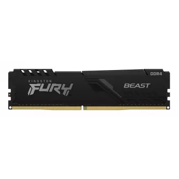 Kingston FURY Beast 16GB DDR4 3200MT/s CL16 DIMM 1Gx8 Melns