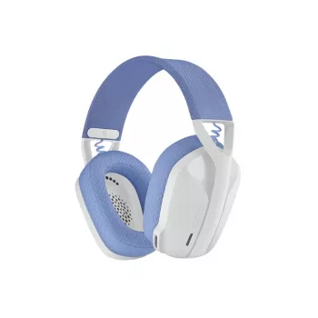 LOGITECH G435 Lightspeed Bezvadu Spēļu Austiņas - Baltas