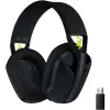 LOGITECH G435 Lightspeed bezvadu spēļu austiņas - Melna