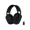 LOGITECH G435 Lightspeed bezvadu spēļu austiņas - Melna