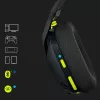 LOGITECH G435 Lightspeed bezvadu spēļu austiņas - Melna