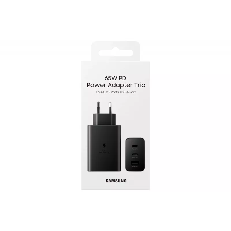 Samsung EP-T6530 lādētājs, melns, AC iekštelpām