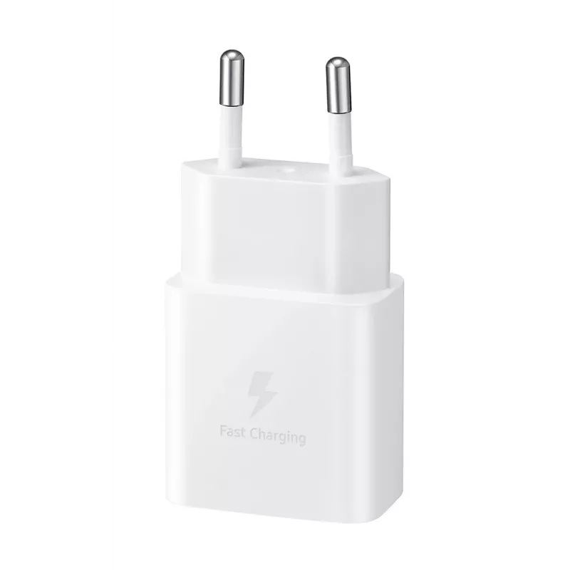 Samsung EP-T1510XWEGEU ātrs lādētājs AC iekštelpām, USB-C 1 ports, 5–9V, 1 m kabelis, balts
