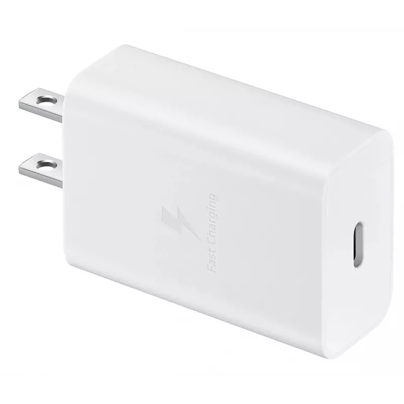 Samsung EP-T1510XWEGEU ātrs lādētājs AC iekštelpām, USB-C 1 ports, 5–9V, 1 m kabelis, balts