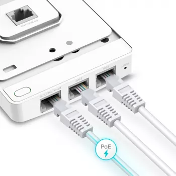 Piekļuves punkts TP-Link Omada AX3000 Sienas plate WiFi 6 2.4 GHz 5 GHz