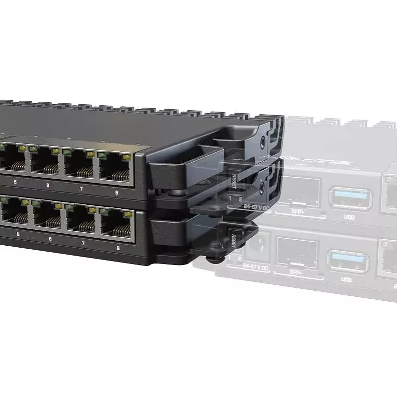 MikroTik 59852 Tile Router – montāžas komplekts RB5009 1U plauktā