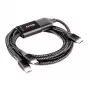 CLUB3D USB Type-C Y uzlādes kabelis 2x USB-C līdz 100W, 1.83m