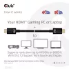 CLUB3D Ultra High Speed HDMI™ Sertificēts Kabelis 4K120Hz 8K60Hz 48Gbps M/M 5m/16.4ft