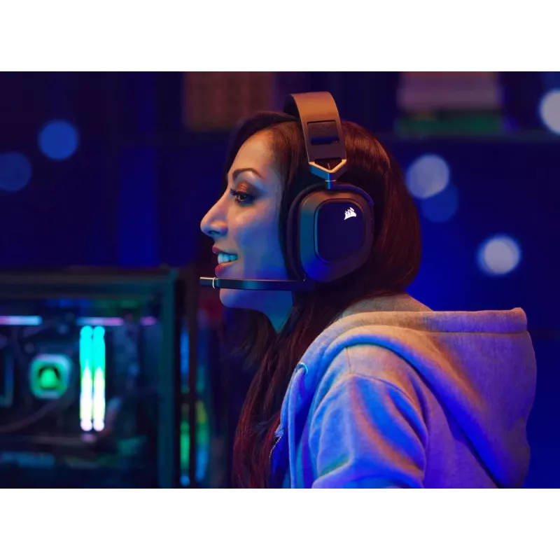 CORSAIR Gaming Headset HS80 RGB Wireless Carbon