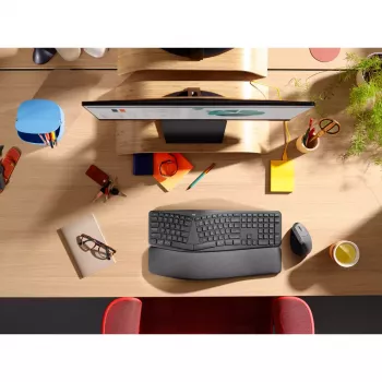 LOGITECH Ergo K860 - Bezvadu sadalītā tastatūra Business Graphite Qwerty Pan Nordic