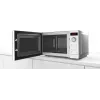 Solo mikroviļņu krāsns Bosch Serie 2 FFL023MW0 — 800 W, 20 L, 5 jaudas līmeņi, 270 mm pagrieziena galds, balta