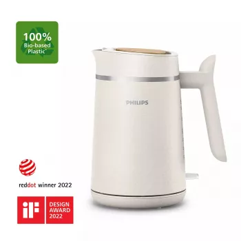 Elektriskā tējkanna Philips HD9365/10 1.7 L 2200 W Balta, bezvadu ar 360° pamatni