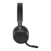 Jabra Evolve2 75 - USB-C UC ar galda statīvu - Melns