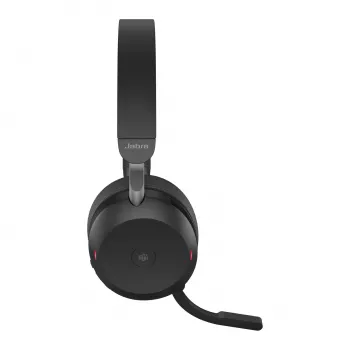 Jabra Evolve2 75 - USB-C MS Teams ar statīvu - Melns, vadu un bezvadu, zvaniem/mūzikai, 20 - 20000 Hz, 197 g, Austiņas