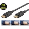 Goobay DisplayPort kabelis 58534 2 m Melns
