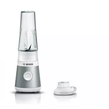 Galda blenderis Bosch VitaPower MMB2111T — 450 W, 0,6 L Tritan trauks, rotācijas vadība, sudraba krāsa