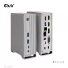 Docking stacija CLUB3D CSV-1568 metāla korpuss USB Gen2 Type-C USB Gen2 Type-A HDMI DP VGA RJ45 120W