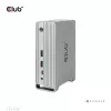 Docking stacija CLUB3D CSV-1568 metāla korpuss USB Gen2 Type-C USB Gen2 Type-A HDMI DP VGA RJ45 120W
