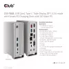 Docking stacija CLUB3D CSV-1568 metāla korpuss USB Gen2 Type-C USB Gen2 Type-A HDMI DP VGA RJ45 120W