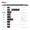 CLUB3D USB-C Gen1 Trīskāršā Displeja Doks ar DP Alt režīmu, DisplayLink un 120 W Barošanas Avotu
