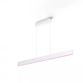Piekarināmā viedā griestu lampa Philips Hue Ensis — balta un krāsu gaisma, Bluetooth, 220–240V, Ø40mm, dziļums 1299mm, minimālais augstums 164cm