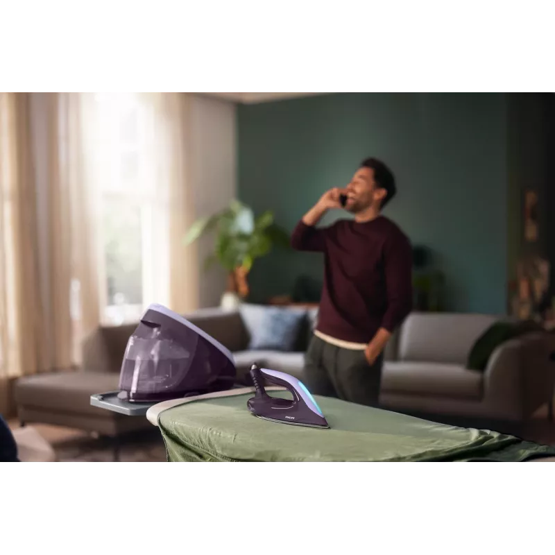 Philips 7000 sērijas PSG7050/30 tvaika gludināšanas stacija 2100 W 1.8 L SteamGlide Elite zole Violeta