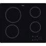 Indukcijas plīts virsma WHIRLPOOL AKT 801/NE — 4 zonas, 60 cm, skārienjutīga vadība, melna stikla keramika
