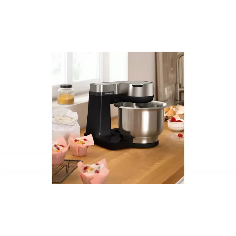 Virtuves kombains Bosch Serie 2 MUMS2VM00 900 W 3,8 L Melns, Sudrabs