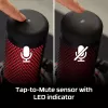 HyperX QuadCast USB Mikrofons (Melns-Sarkans) - Sarkans Apgaismojums