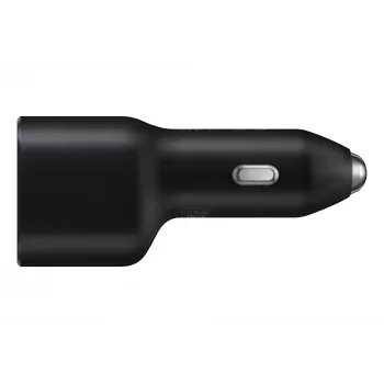 Auto lādētājs Samsung EP-L4020 40W (12V ieeja) USB-C 25W+15W melns viedtālruņiem