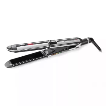Taisnošanas gludeklis BABYLISS ELIPSIS3000 STYLER — keramikas plāksnes, 55 W, 5 temperatūras līmeņi, 150–230°C, jonu, 2,7 m grozāms vads, melns