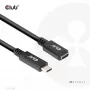 CLUB3D USB Gen1 Type-C pagarinātāja kabelis 5Gbps 60W(20V/3A) 4K60Hz M/F 2m