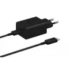 Samsung EP-T4510 45W USB-C PD 3.0 ātrās uzlādes sienas lādētājs melns