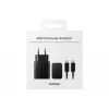 Samsung EP-T4510 45W USB-C PD 3.0 ātrās uzlādes sienas lādētājs melns