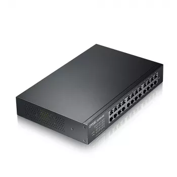 Zyxel GS1900-24E-EU0103F tīkla slēdzis, pārvaldāms L2, Gigabit Ethernet (10/100/1000), 1U, melns