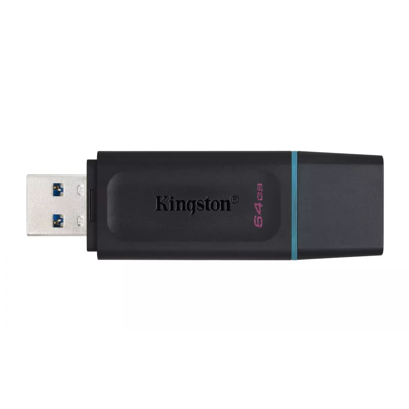 Kingston DataTraveler Exodia 64 GB USB 3.2 Gen 1 zibatmiņa, 2 gab., melna/zilganzaļa