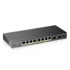 Zyxel GS1100-10HP v2 neparvaldāms Gigabit Ethernet (10/100/1000) slēdzis ar PoE, melns