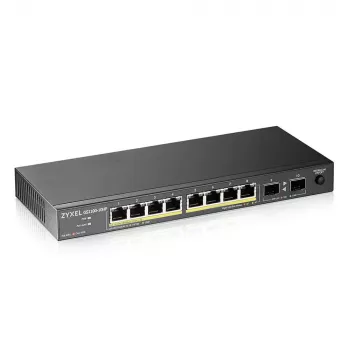 Zyxel GS1100-10HP v2 neparvaldāms Gigabit Ethernet (10/100/1000) slēdzis ar PoE, melns