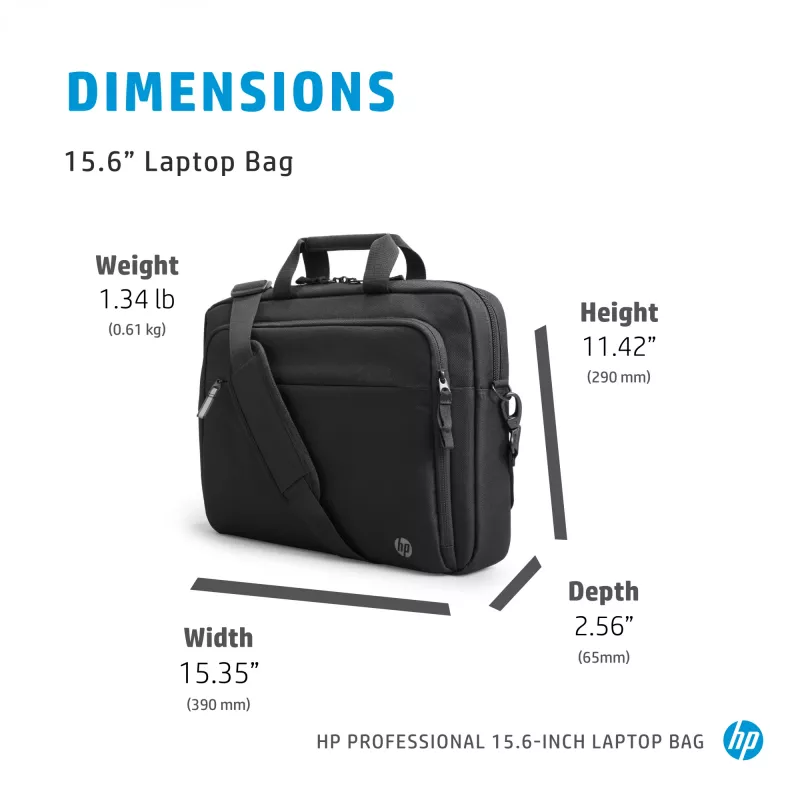 HP Professional 15.6 collu portfelis klēpjdatoram Monochromatic