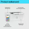 HP LaserJet M110w printeris, lāzera, 600 x 600 DPI, A4, 20 lpp/min, tīkls, balts