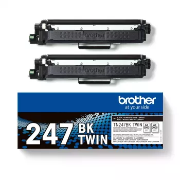 Toner Brother TN247BK TWIN - 3000 lapas - Melns