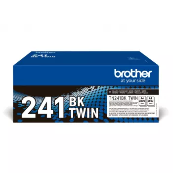 Tonera Brother TN241BK - 2000 lapas - Melns - 2 iepakojums