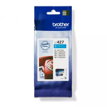 Brother LC427C oriģinālā ciāna tintes kasetne, standarta ietilpība, 1 gab.