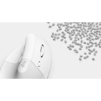 Pele Logitech Lift Vertical Ergonomic Mouse RF Bezvadu + Bluetooth