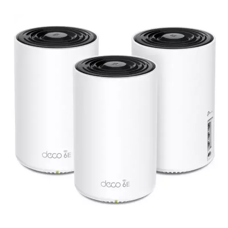 Mesh Wi-Fi 6E sistēma TP-Link Deco XE75 (3 gab.), AXE5400, trīs joslu