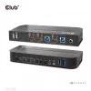 KVM Slēdzis CLUB3D CSV-1382 Divu Portu HDMI 4K 60Hz USB